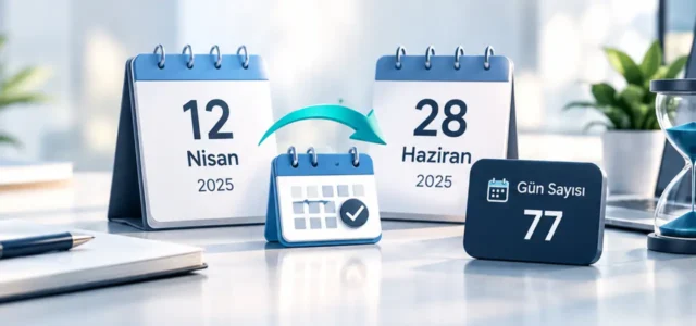 İki Tarih Arasındaki Gün Sayısını Hesaplama
