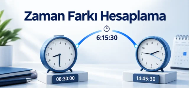 Zaman Farkı Hesaplama